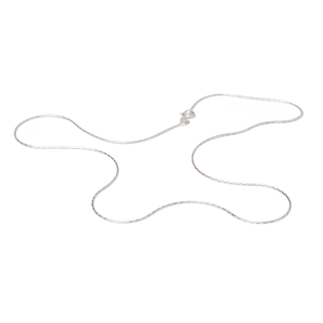 Kette FLOW, Silber 925, Sterlingsilber, Länge 45 cm, Handmade in Germany, Jonathan Radetz Jewellery