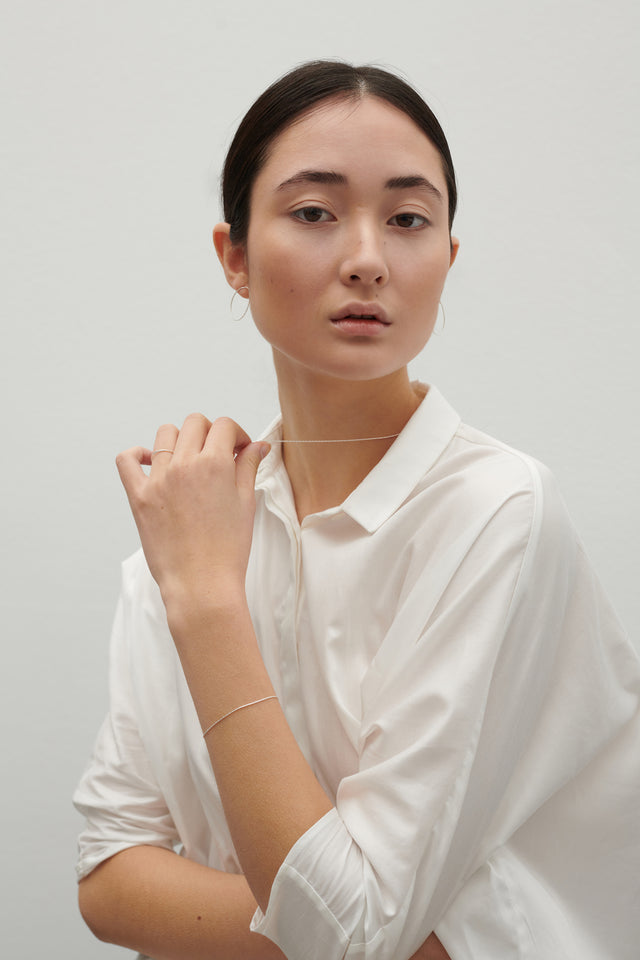 Armband FLOW, Silber 925, Sterlingsilber, Länge 16/18 cm, Handmade in Germany, Jonathan Radetz Jewellery