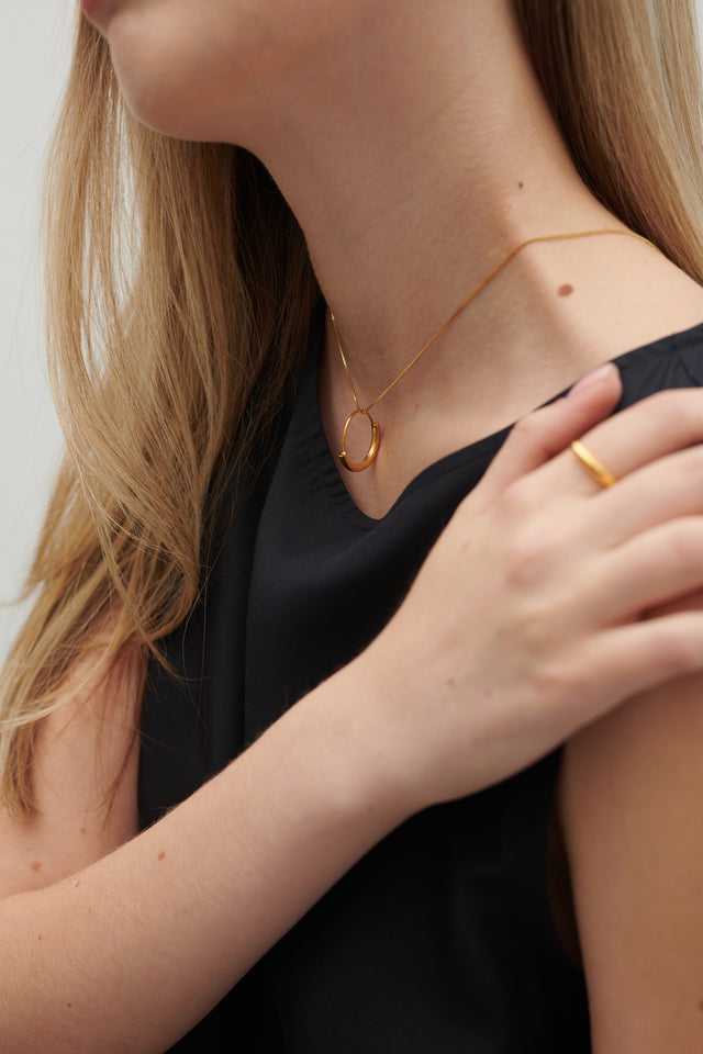 Ring BOLDWIRE in Silber 925, Sterlingsilber oder 14 Karat 585 Gelbgolg, Größe 49 - 62, Handmade in Germany, Jonathan Radetz Jewellery