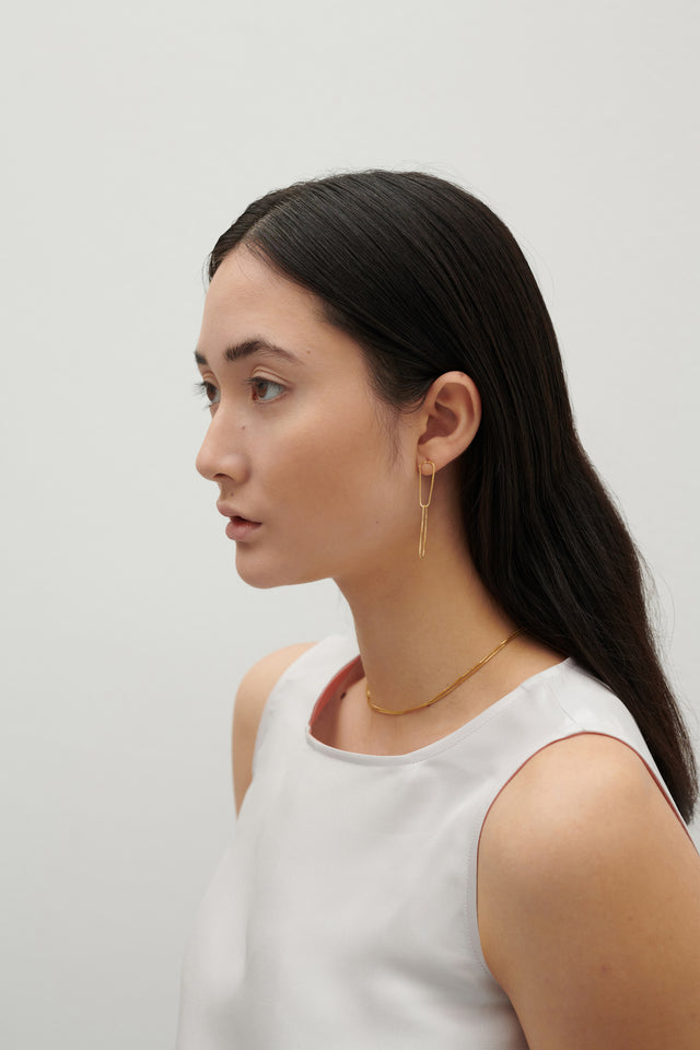 Kette FINEFINE, Gold 585, 14 Karat, Länge 43 cm, Handmade in Germany, Jonathan Radetz Jewellery