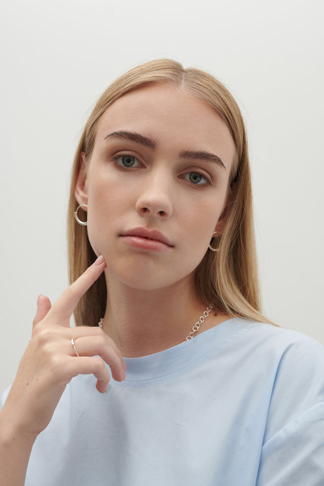 Ring BOLDWIRE in Silber 925, Sterlingsilber oder 14 Karat 585 Gelbgolg, Größe 49 - 62, Handmade in Germany, Jonathan Radetz Jewellery