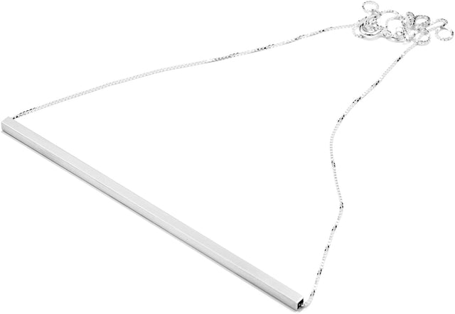 Kette Square, Silber 925, Länge 43 - 53 cm, Handmade in Germany, Jonathan Radetz Jewellery