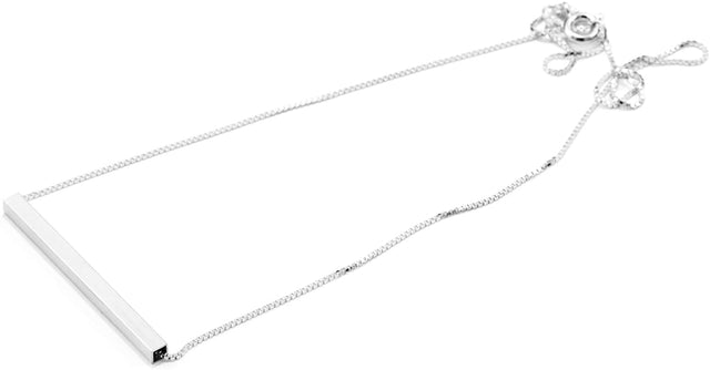 Kette Square, Silber 925, Länge 43 - 53 cm, Handmade in Germany, Jonathan Radetz Jewellery