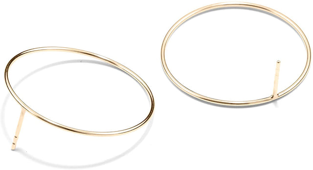 Ohrstecker SPIRAL, Gold 585, D 10-30 mm, Handmade in Germany, Jonathan Radetz Jewellery