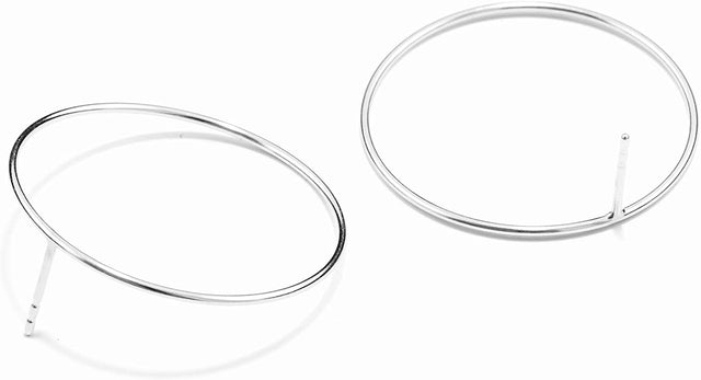 Ohrstecker SPIRAL, Silber 925, D 10-30 mm, Handmade in Germany, Jonathan Radetz Jewellery