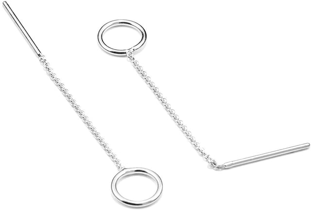 Ohrringe SPHERE & LOOP, Silber 925, Loop 5 & 10, Kugel 4mm, Handmade in Germany, Jonathan Radetz Jewellery