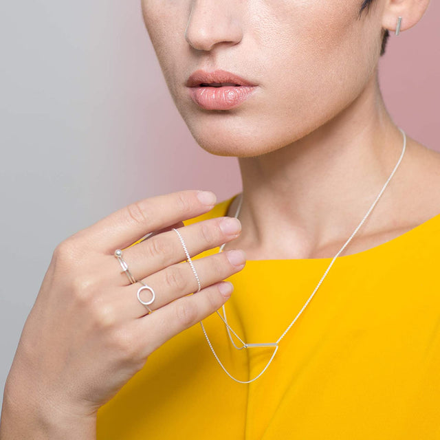 Ring LOOP, Gold 585, Handmade in Germany, Jonathan Radetz Jewellery