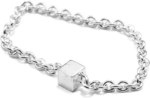 Armband oder Ring fineCUBE, Silber 925, Länge 5-18 cm, Handmade in Germany, Jonathan Radetz Jewellery