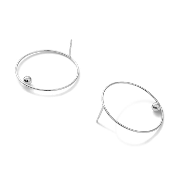 Stecker EFFECT, Silber 925 oder 14 Karat, 585 Gelbgold, D 20 - 30 mm