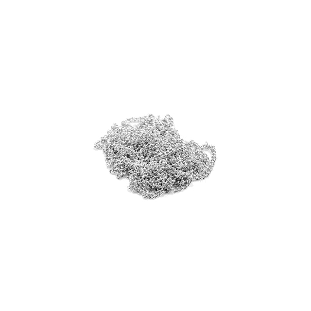Kette oder Ring Endless, Silber 925, Ringgröße 50 - 54, Länge 120 cm, Handmade in Germany, Jonathan Radetz Jewellery