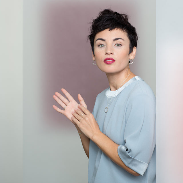 Kette Bold, Silber 925, Länge 43 cm, Handmade in Germany, Jonathan Radetz Jewellery