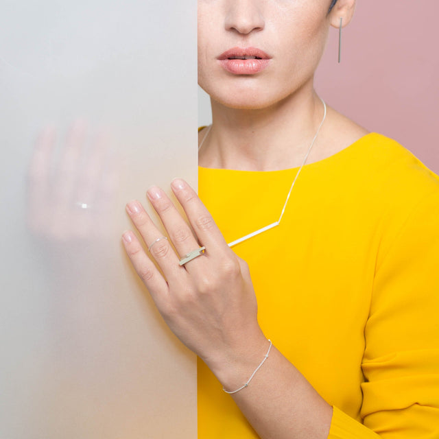 Armband oder Ring fineCUBE, Gold 585, Länge 5-18 cm, Handmade in Germany, Jonathan Radetz Jewellery