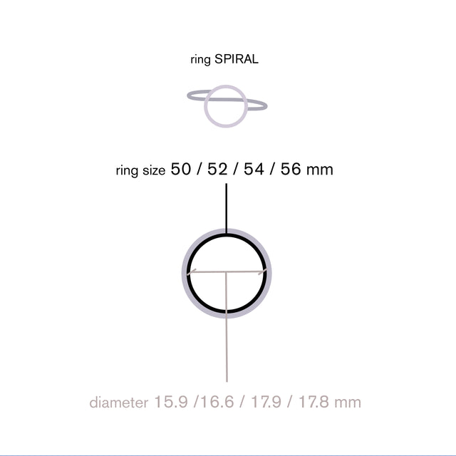 Ring SPIRAL, Silber 925, Handmade in Germany, Jonathan Radetz Jewellery