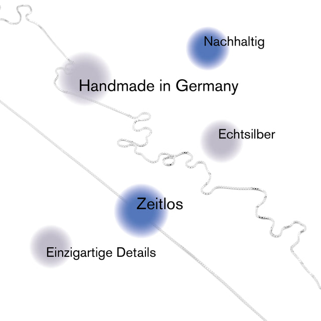 Kette oder Ring Endless, Silber 925, Ringgröße 50 - 54, Länge 120 cm, Handmade in Germany, Jonathan Radetz Jewellery