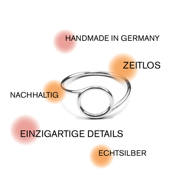 Ring SPIRAL, Silber 925, Handmade in Germany, Jonathan Radetz Jewellery