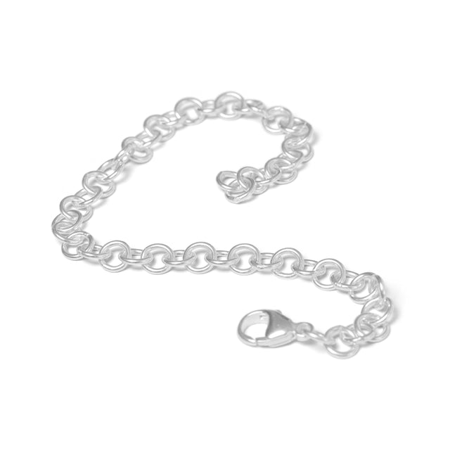 Armband LOOP, Silber 925, Sterlingsilber, Länge 18 - 20 cm, Handmade in Germany, Jonathan Radetz Jewellery