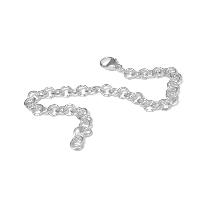 Armband LOOP, Silber 925, Sterlingsilber, Länge 18 - 20 cm, Handmade in Germany, Jonathan Radetz Jewellery