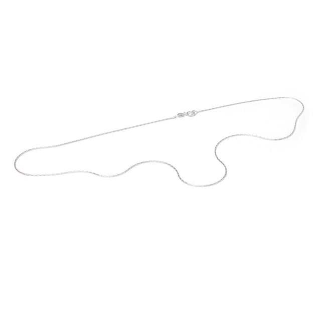 Kette FLOW, Silber 925, Sterlingsilber, Länge 45 cm, Handmade in Germany, Jonathan Radetz Jewellery