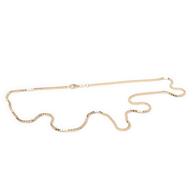 Kette SPARK, Gold 585, 14 Karat, Länge 45 - 55 mm, Handmade in Germany, Jonathan Radetz Jewellery