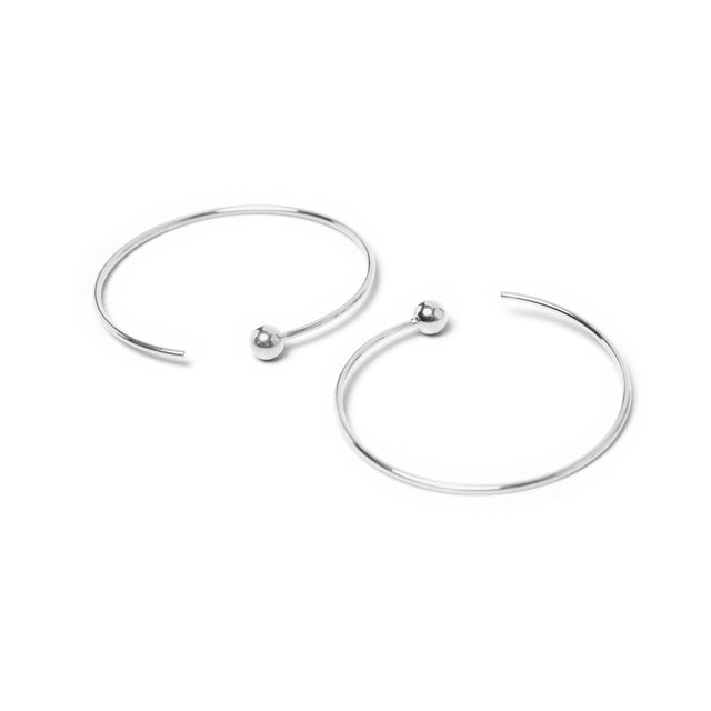 Kreole SPHERE, Silber 925, Sterlingsilber, Durchmesser 20 - 30 mm, Handmade in Germany, Jonathan Radetz Jewellery