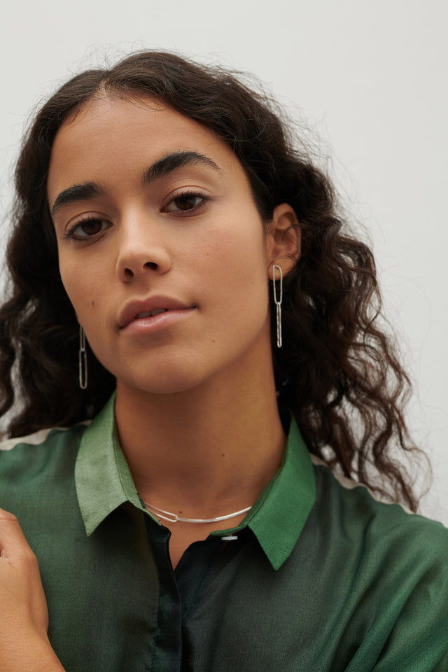 Kette FINEFINE, Silber 925, Sterlingsilber, Länge 43 cm, Handmade in Germany, Jonathan Radetz Jewellery