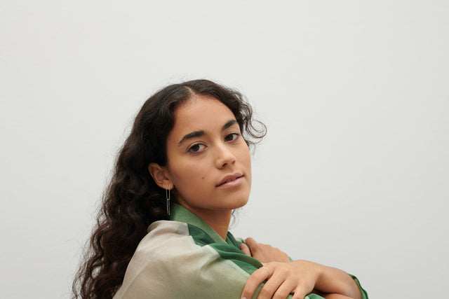 Stecker FINEFINE, Silber 925, Sterlingsilber, Länge 50 mm, Handmade in Germany, Jonathan Radetz Jewellery