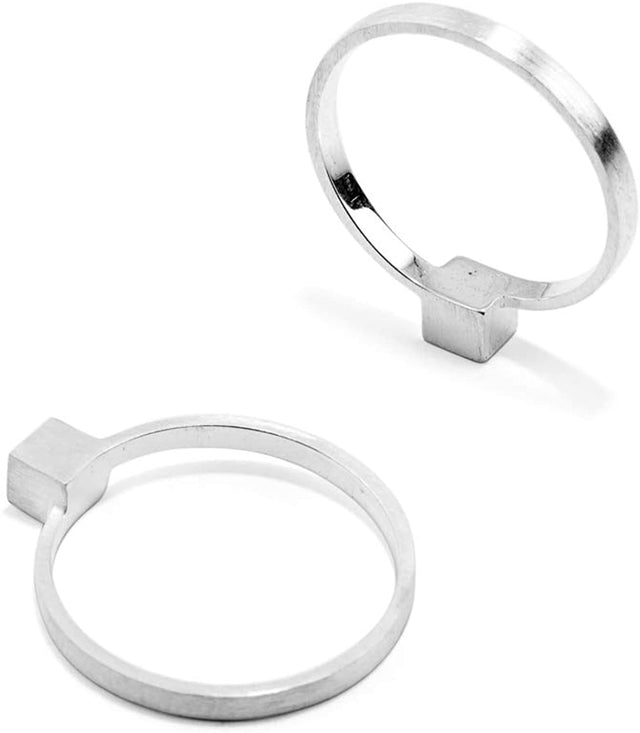 Ring CUBE, Silber 925, Sterlingsilber, Handmade in Germany, Jonathan Radetz Jewellery