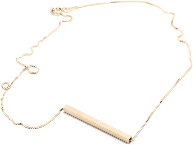 Kette Square, Gold 585, Länge 43 - 53 cm, Handmade in Germany, Jonathan Radetz Jewellery