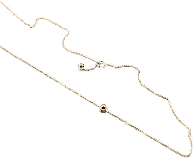 Kette oder Armband Sphere, Gold 585, 14 Karat, Länge 18 - 53cm, Handmade in Germany, Jonathan Radetz Jewellery