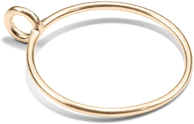 Ring LOOP, Gold 585, Handmade in Germany, Jonathan Radetz Jewellery