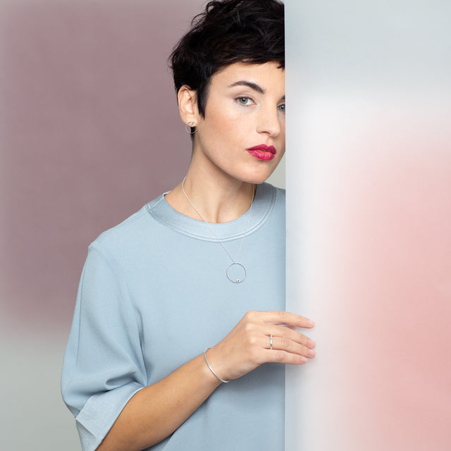 Kette EFFECT, Silber 925, Länge 43 cm, Gutes für Gutes Sonderaktion