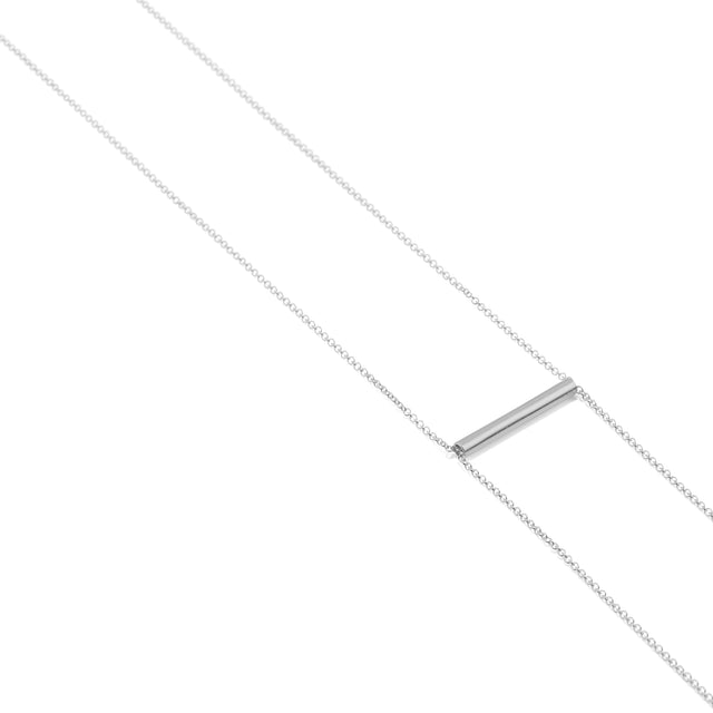 Kette Belong, Silber 925, Länge 80 cm, Handmade in Germany, Jonathan Radetz Jewellery